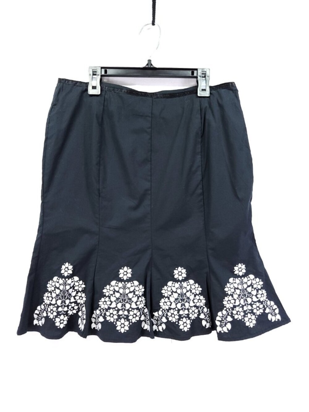 Vintage Live A Little Embroidered Skirt Womens Size 8P Y2k  Mermaid